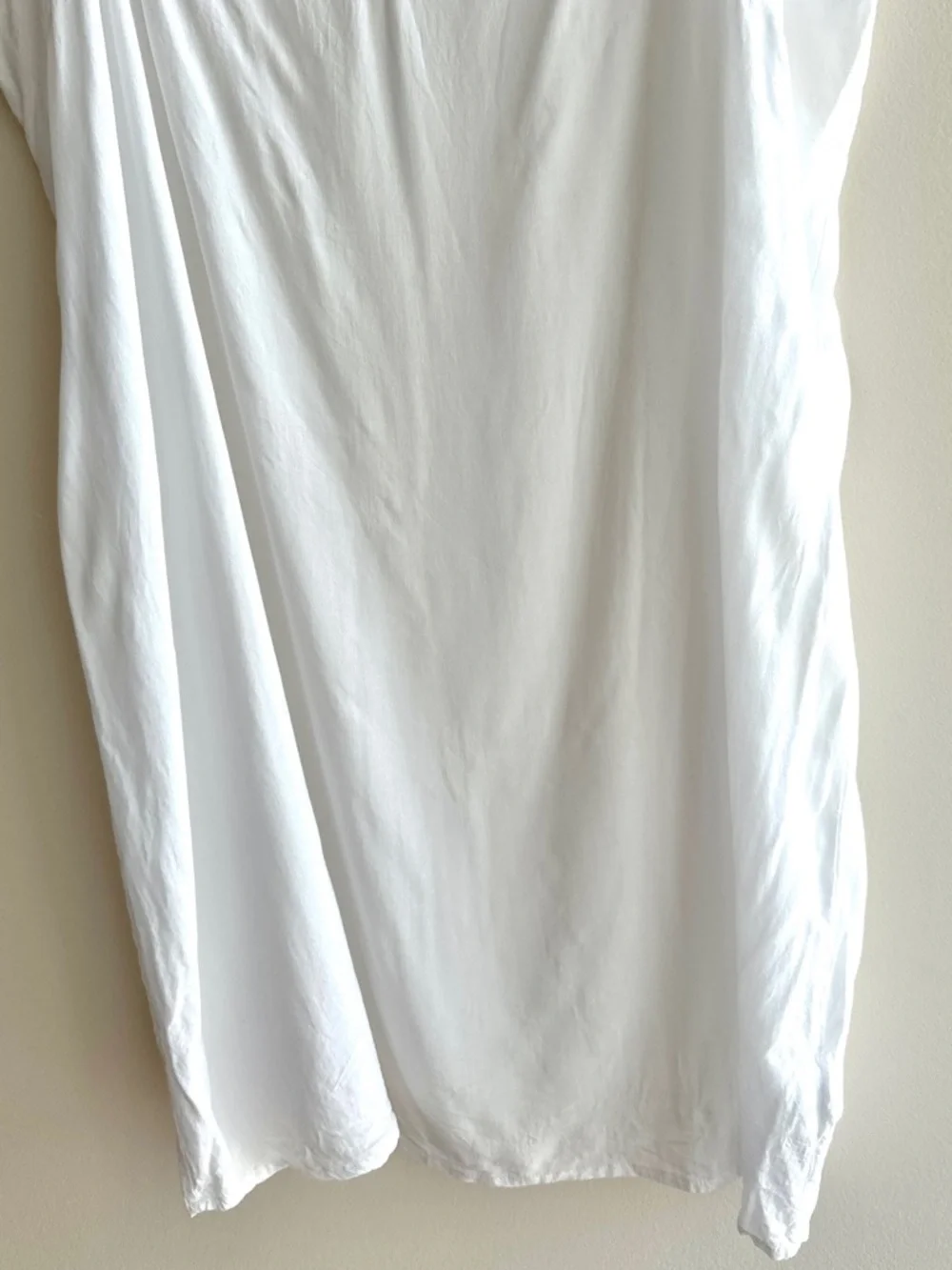 J. Crew Women’s White V-Neck Camisole Made with Liberty Fabric Shirt, Size 2X